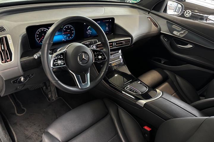 Grå Mercedes EQC400 fra 2023