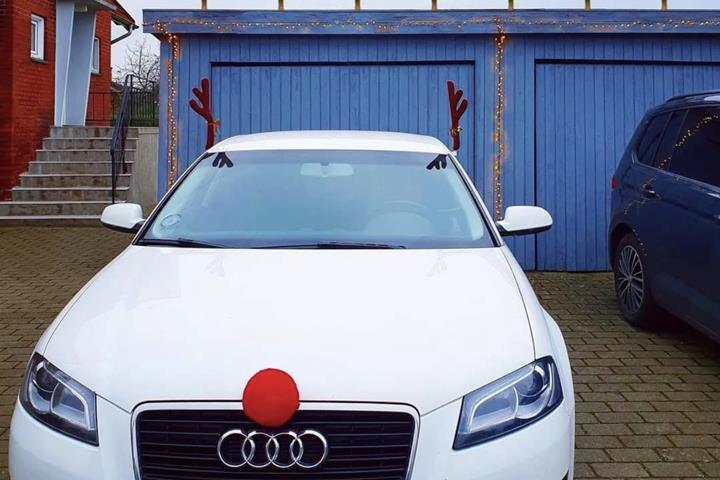 Hvid Audi A3 Sportback fra 2013
