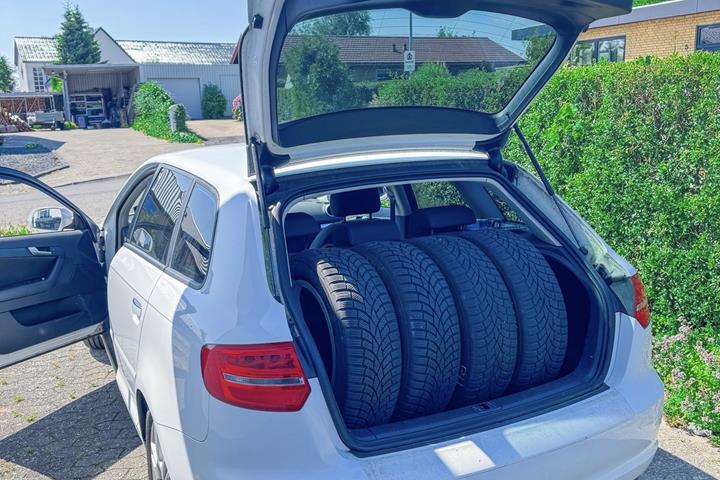 Hvid Audi A3 Sportback fra 2013