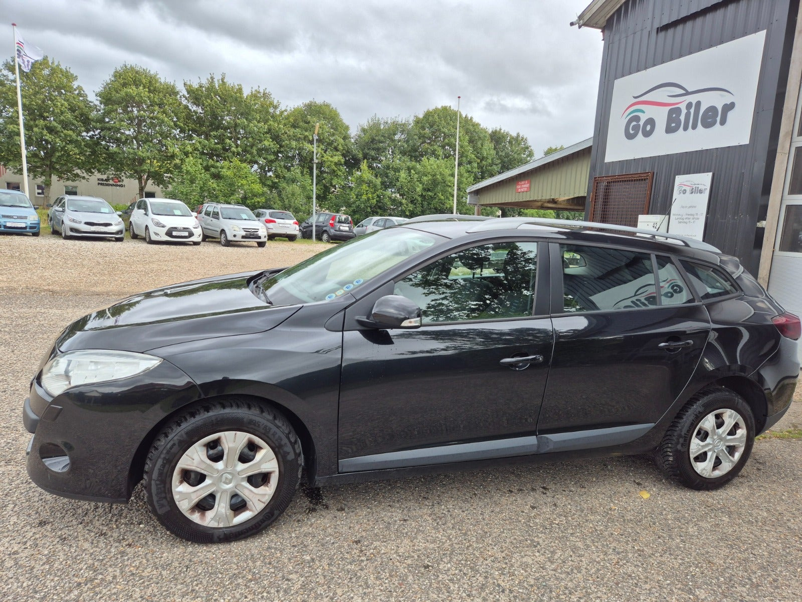 Grøn Renault Megane III fra 2011