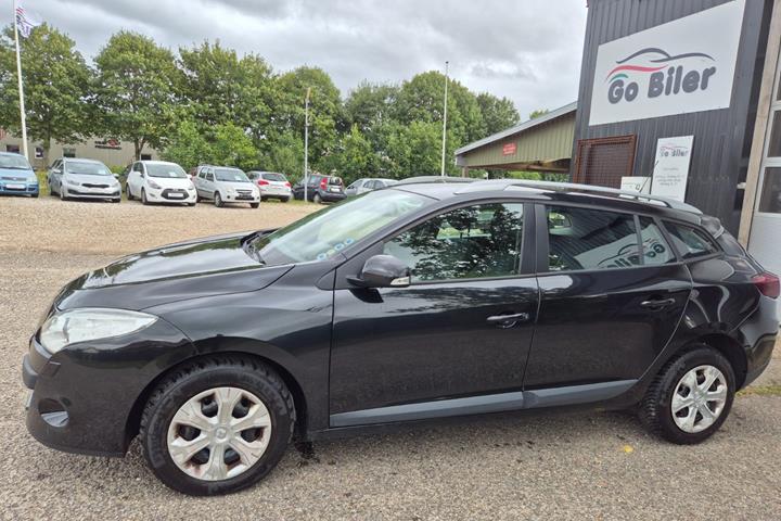 Grøn Renault Megane III fra 2011