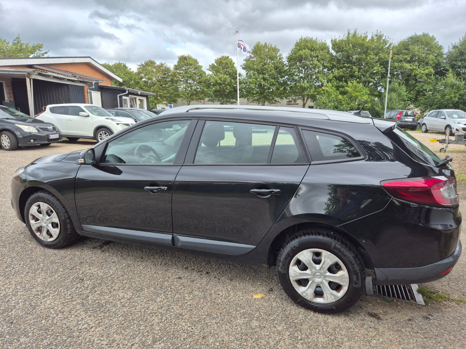 Grøn Renault Megane III fra 2011