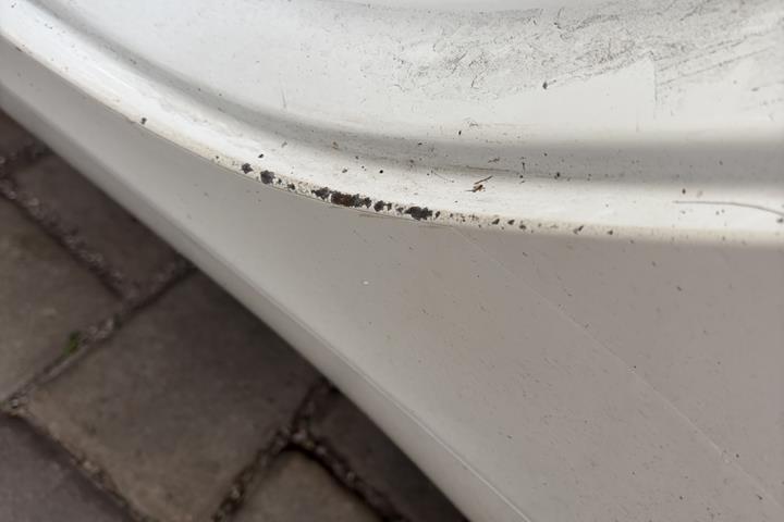 Hvid Tesla Model 3 fra 2020
