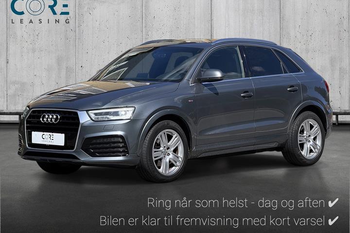 Grå Audi Q3 fra 2016