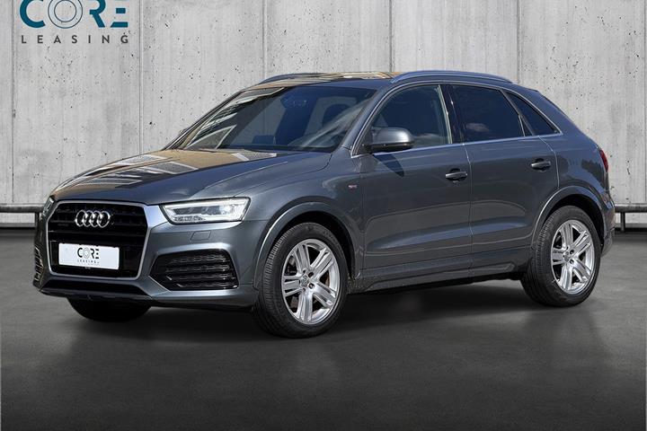Grå Audi Q3 fra 2016