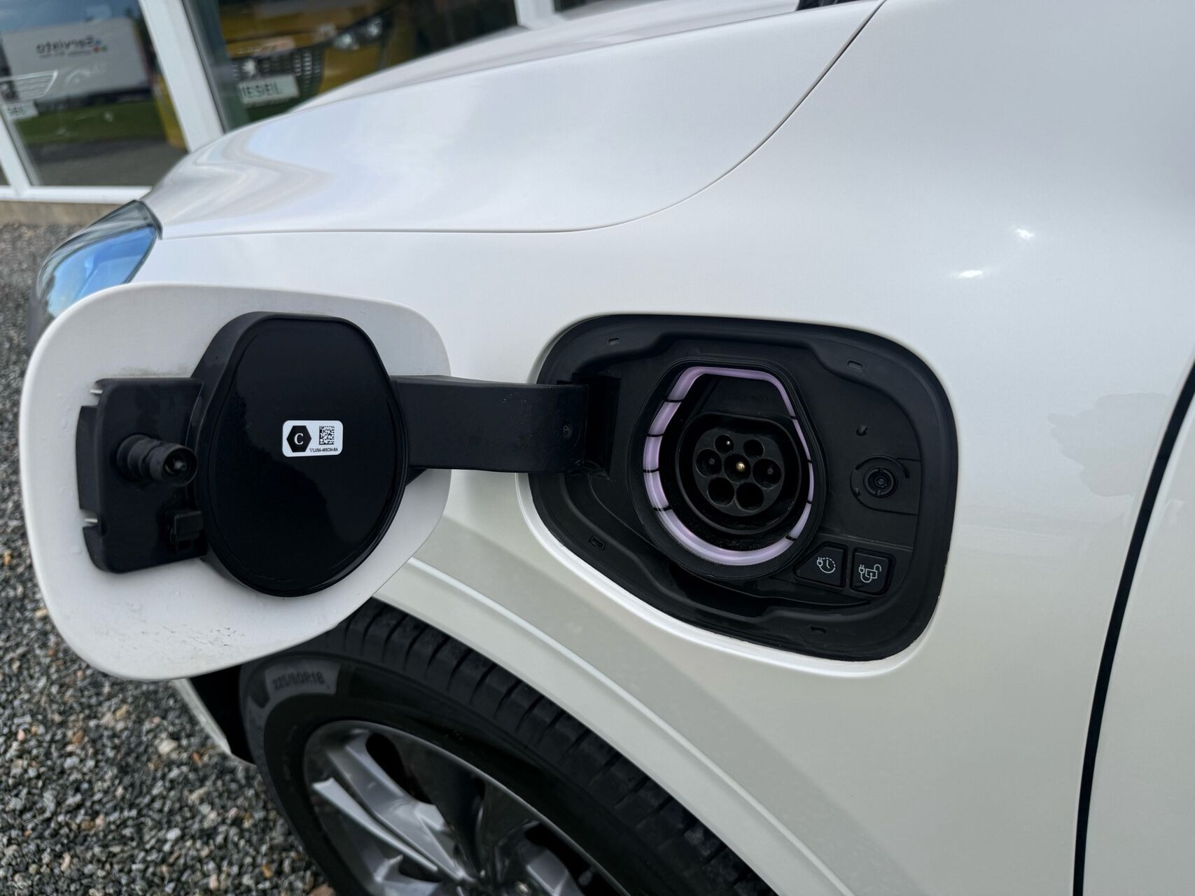 Hvid Ford Kuga fra 2021