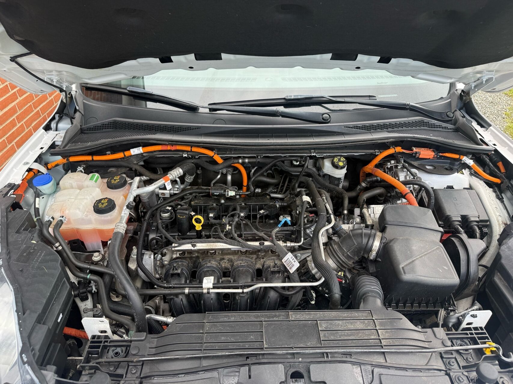 Hvid Ford Kuga fra 2021