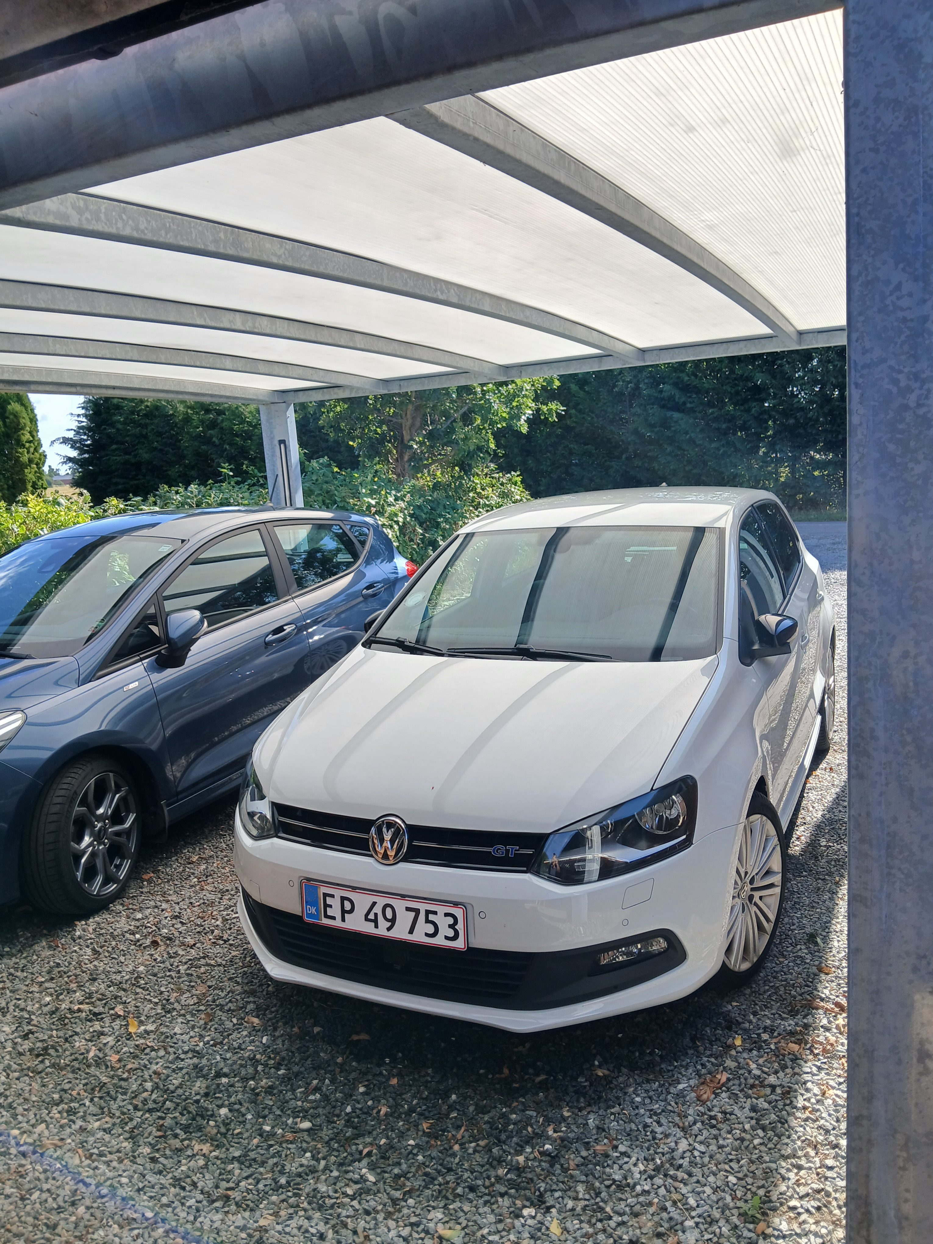 Hvid VW Polo fra 2016
