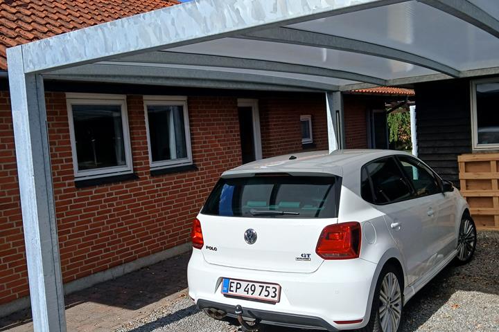 Hvid VW Polo fra 2016