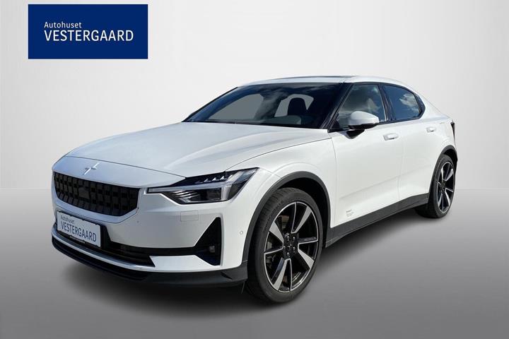 Hvid Polestar 2 fra 2021