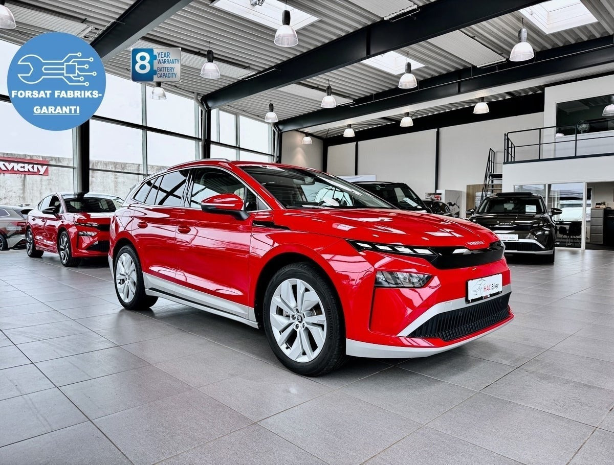 Rød Skoda Enyaq fra 2026