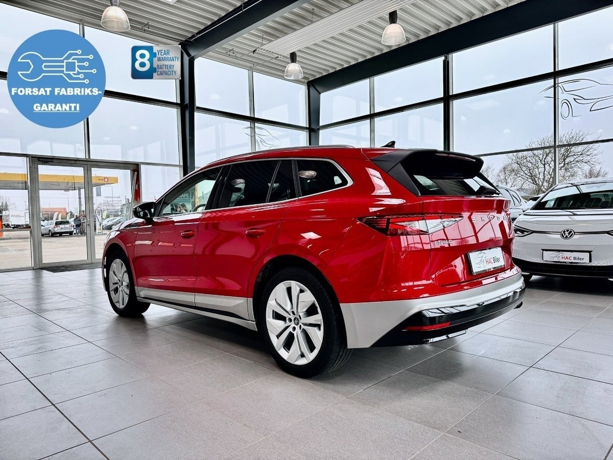 Rød Skoda Enyaq fra 2026