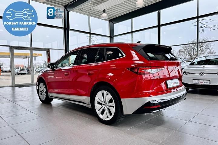Rød Skoda Enyaq fra 2026