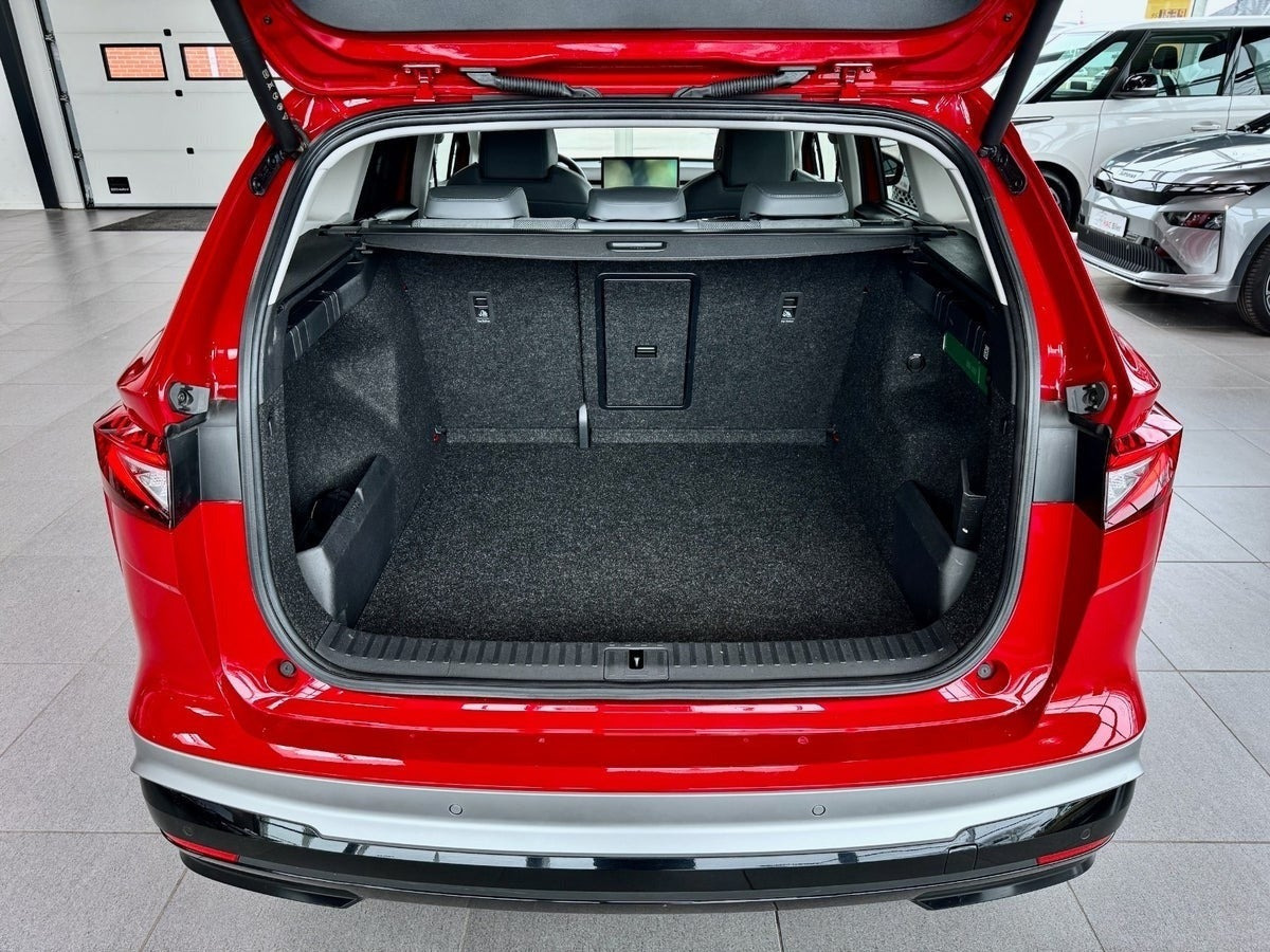 Rød Skoda Enyaq fra 2026