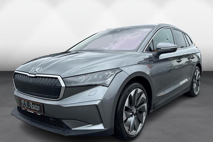 Grå Skoda Enyaq fra 2022