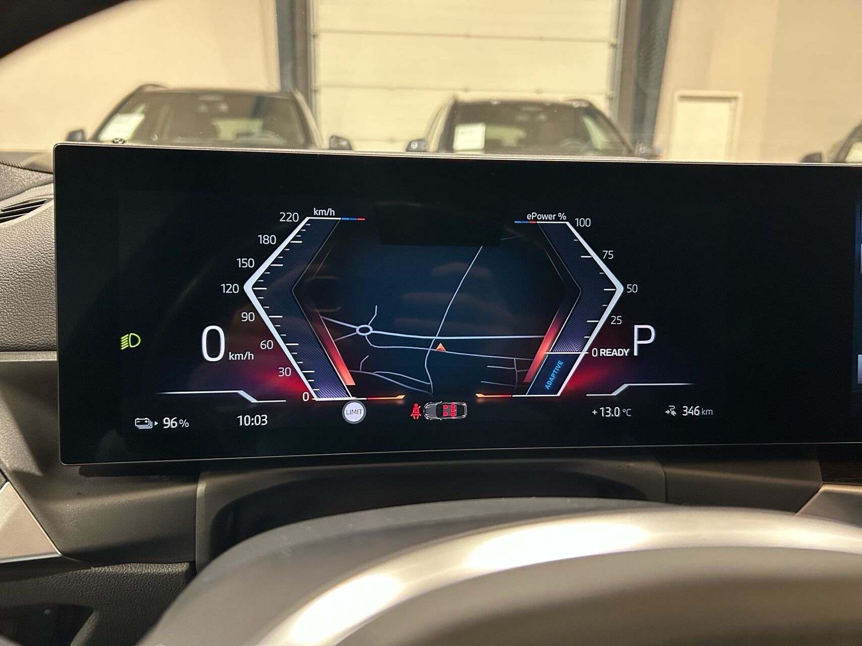 Rød BMW i4 fra 2023