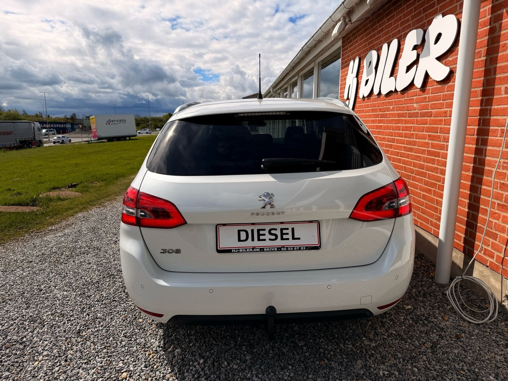 Hvid Peugeot 308 fra 2020