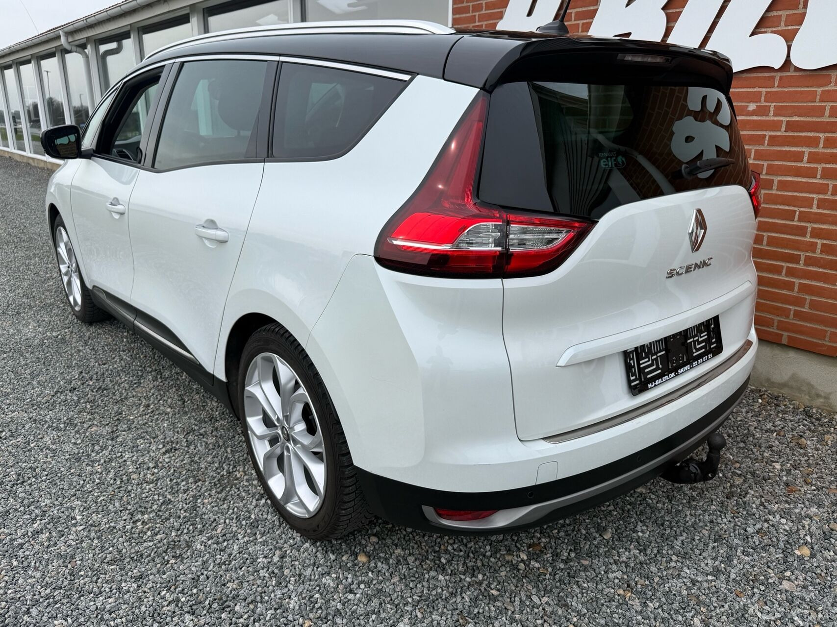 Hvid Renault Grand Scénic fra 2018
