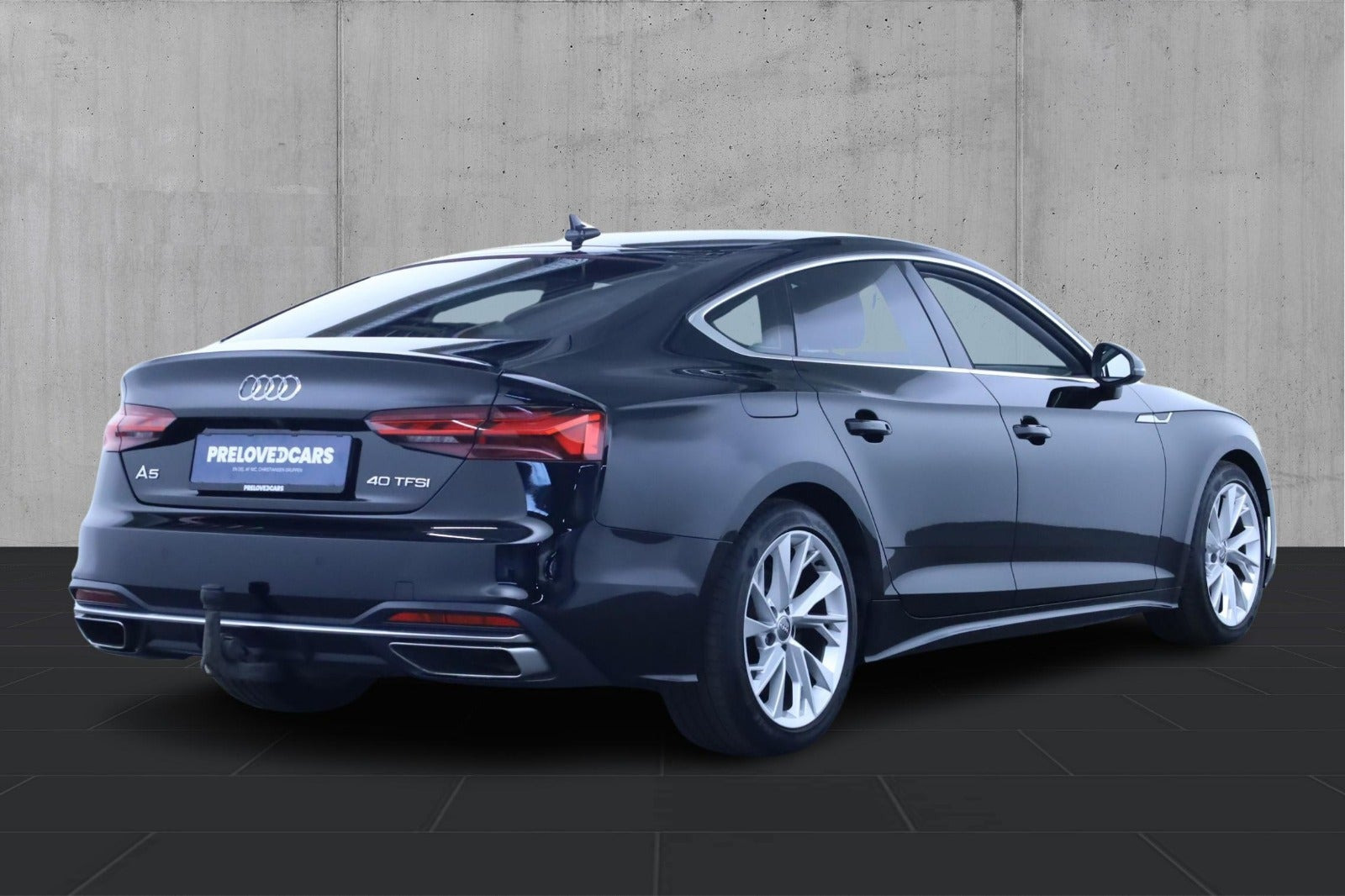 Sort Audi A5 fra 2020