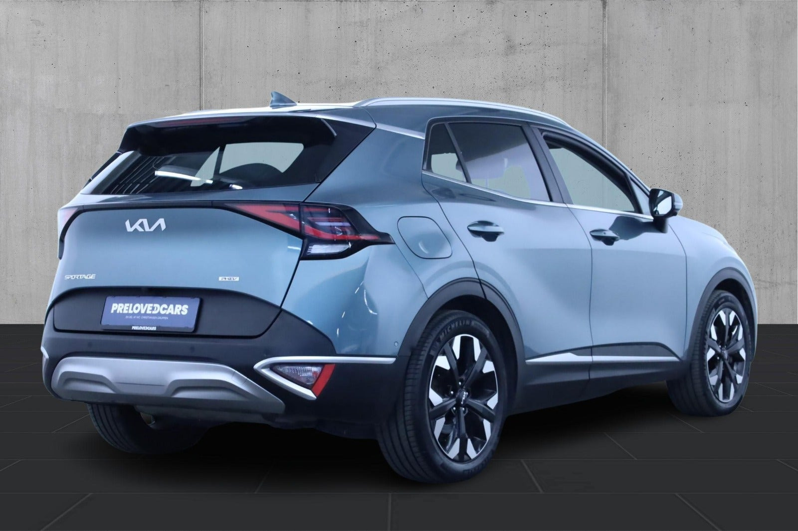 Blå Kia Sportage fra 2022