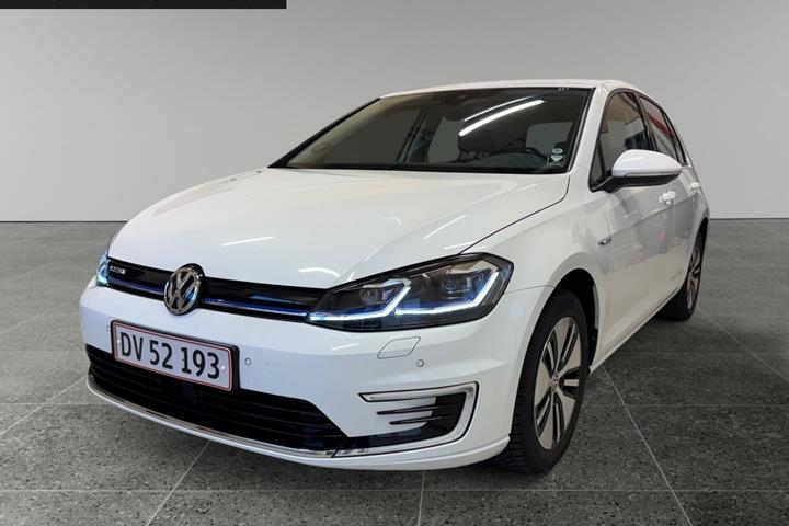 Hvid VW e-Golf VII fra 2020