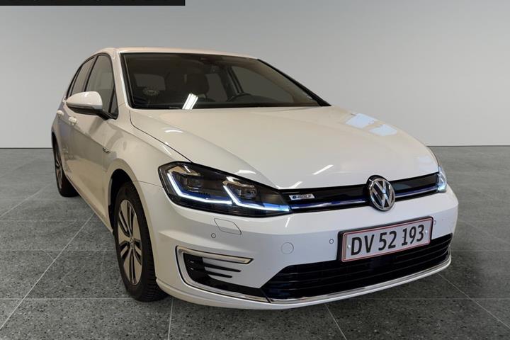 Hvid VW e-Golf VII fra 2020