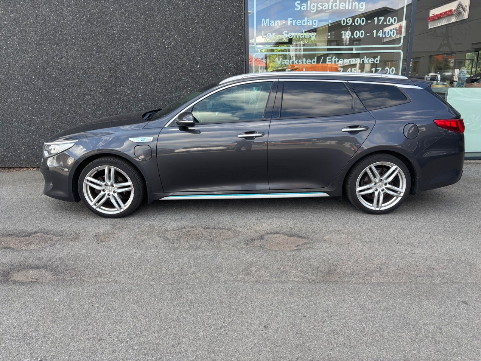 Sort Kia Optima fra 2018