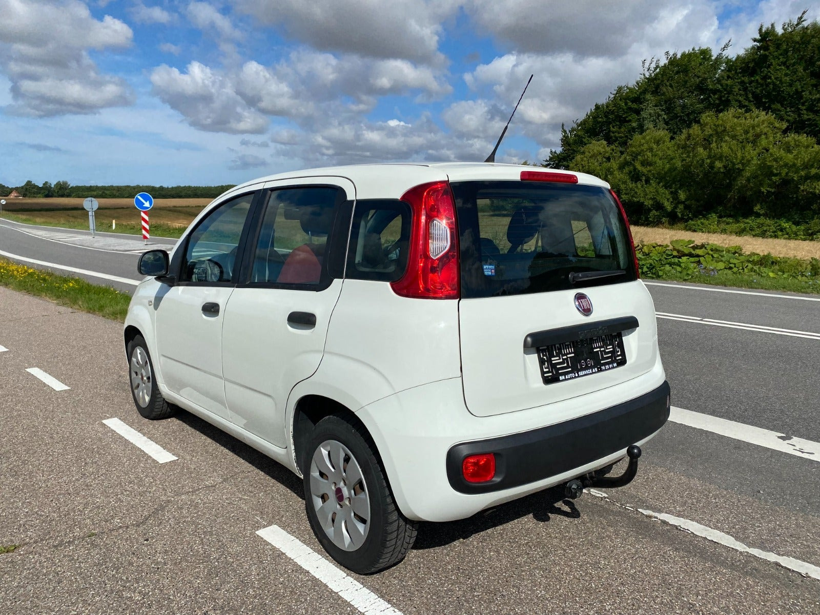 Hvid Fiat Panda fra 2015
