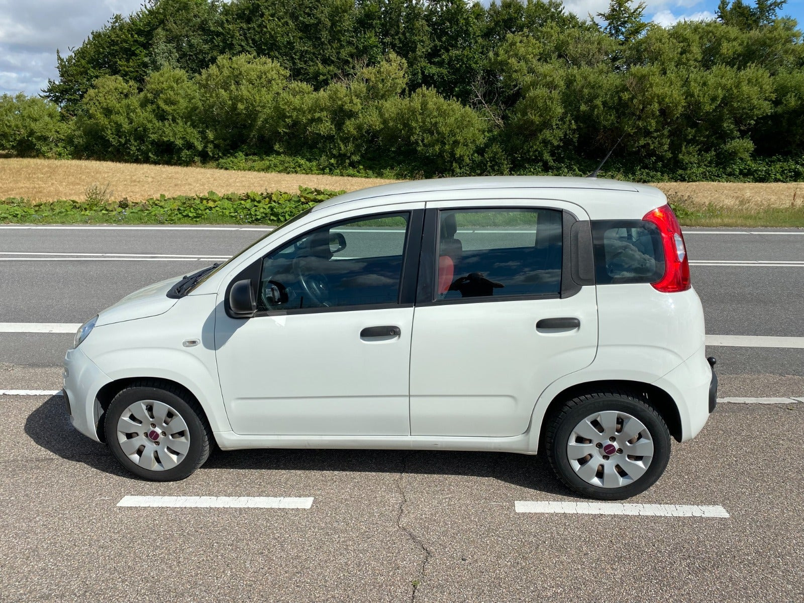 Hvid Fiat Panda fra 2015
