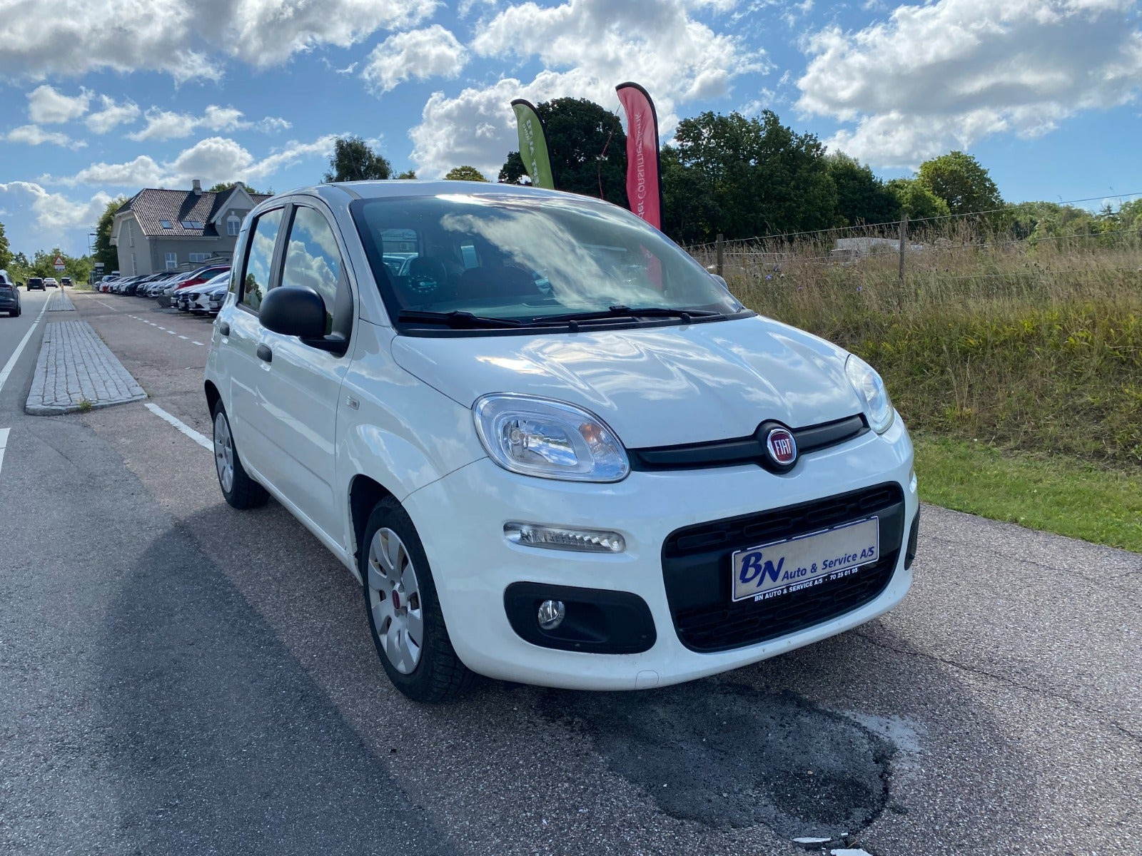 Hvid Fiat Panda fra 2015