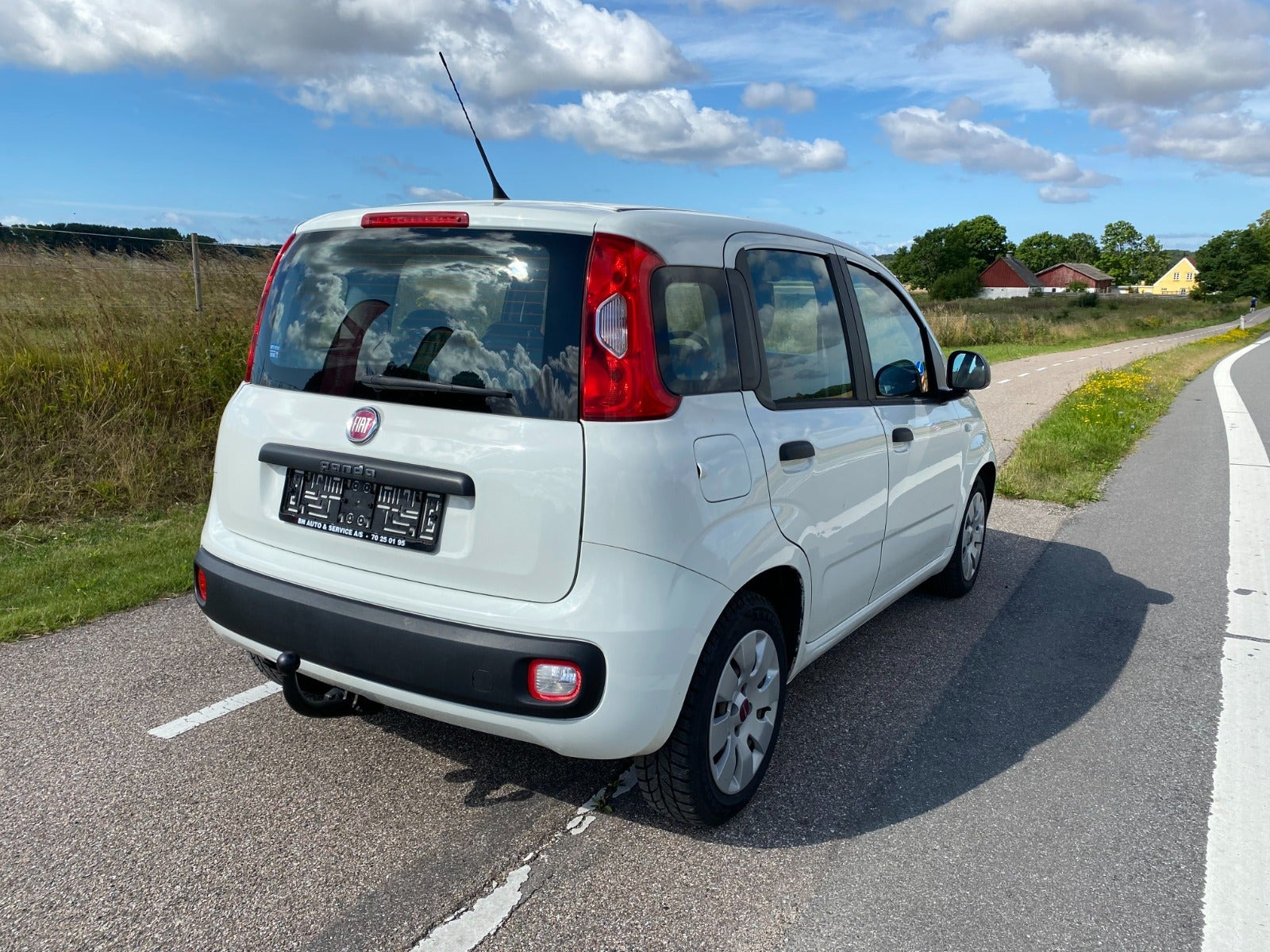 Hvid Fiat Panda fra 2015