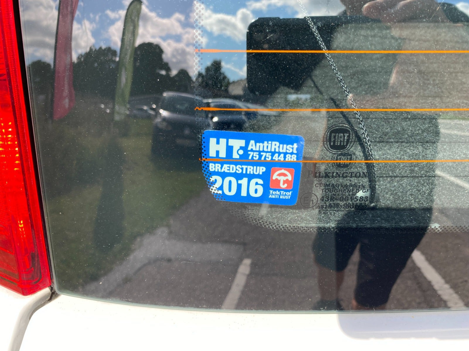 Hvid Fiat Panda fra 2015