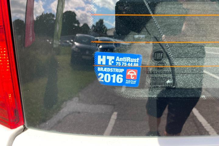 Hvid Fiat Panda fra 2015