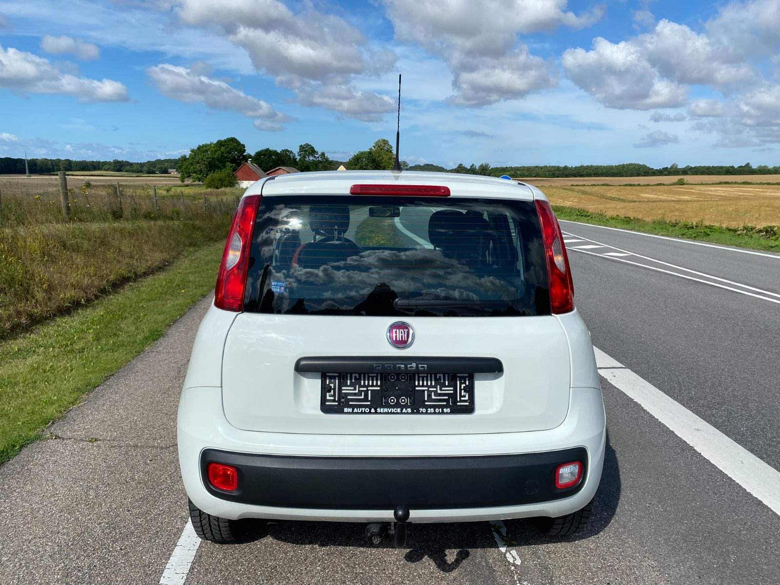 Hvid Fiat Panda fra 2015
