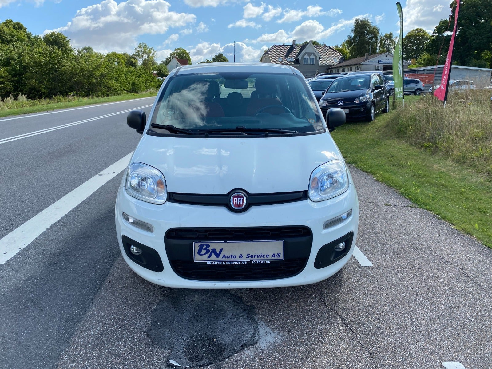 Hvid Fiat Panda fra 2015