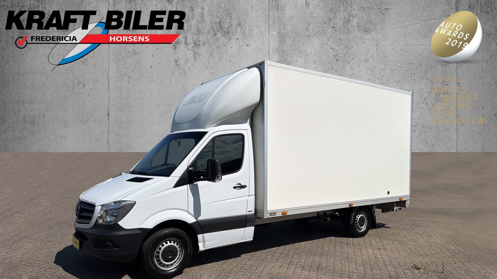 Hvid Mercedes Sprinter 316 fra 2017