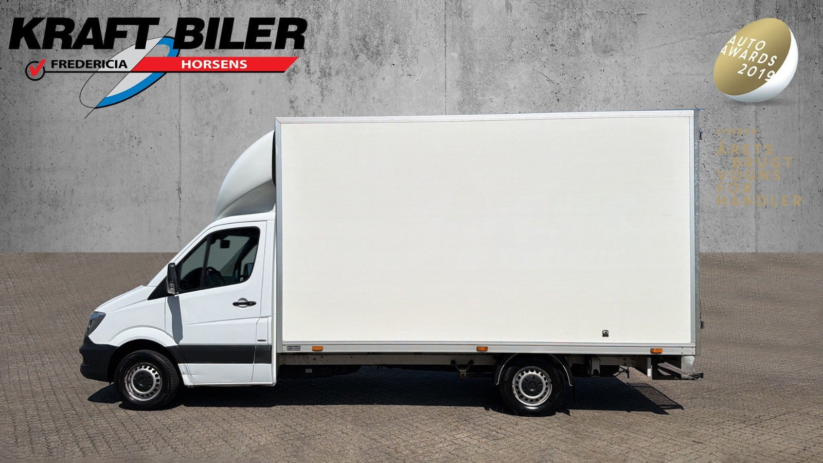 Hvid Mercedes Sprinter 316 fra 2017