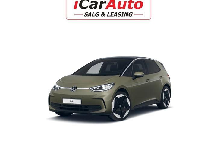Grøn VW ID.3 fra 2023