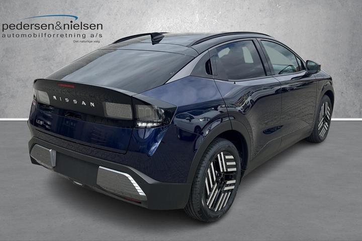 Blå Nissan Leaf fra 2026