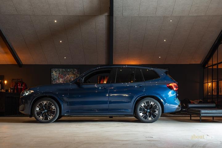 Blå BMW iX3 fra 2022