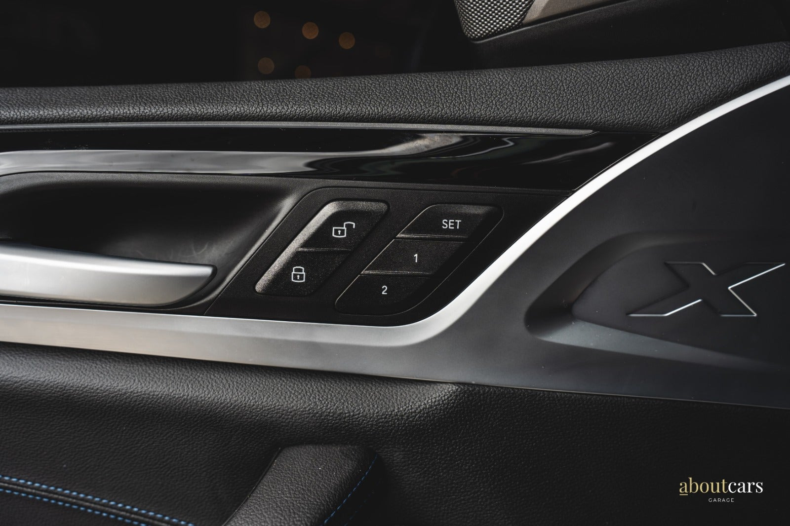 Blå BMW iX3 fra 2022