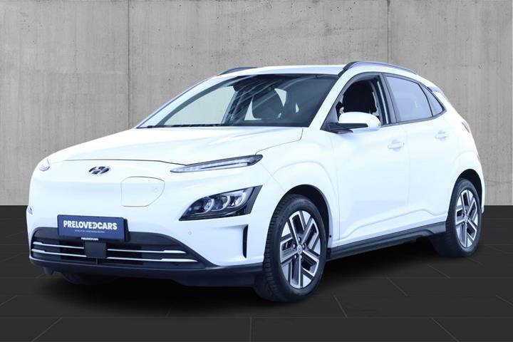 Hvid Hyundai Kona fra 2022