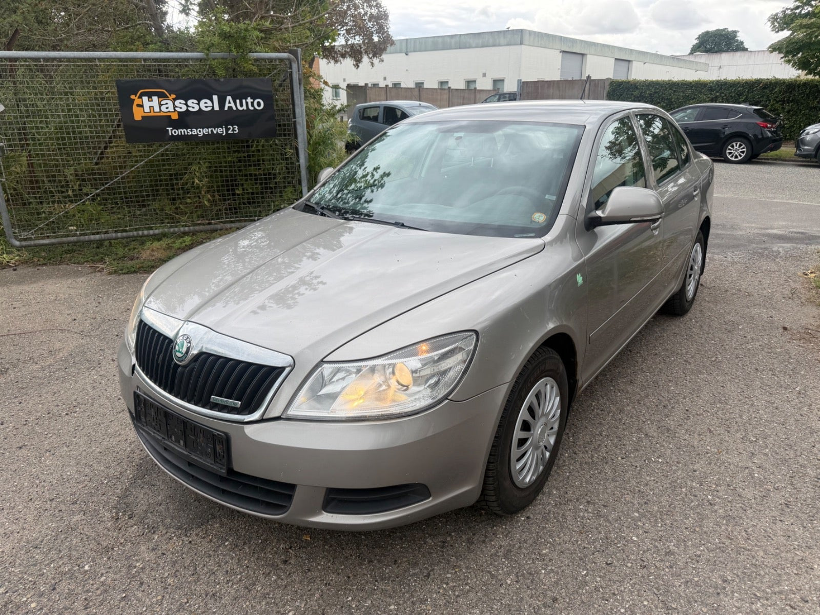 Grøn Skoda Octavia fra 2012