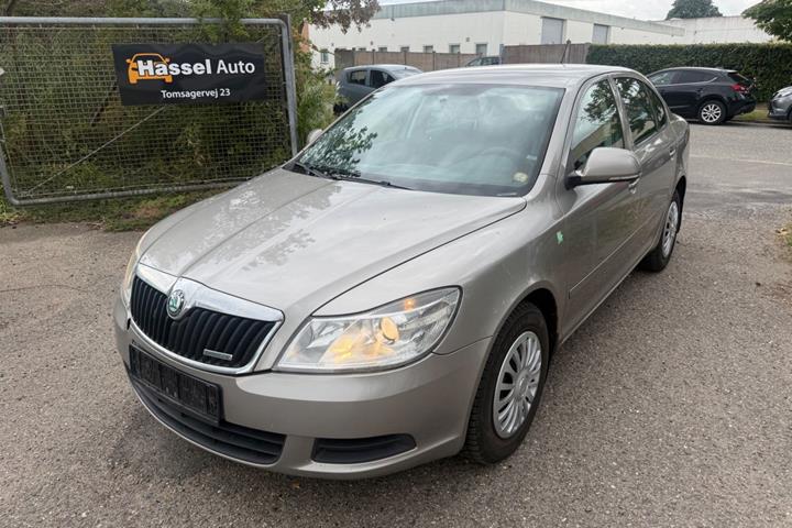 Grøn Skoda Octavia fra 2012