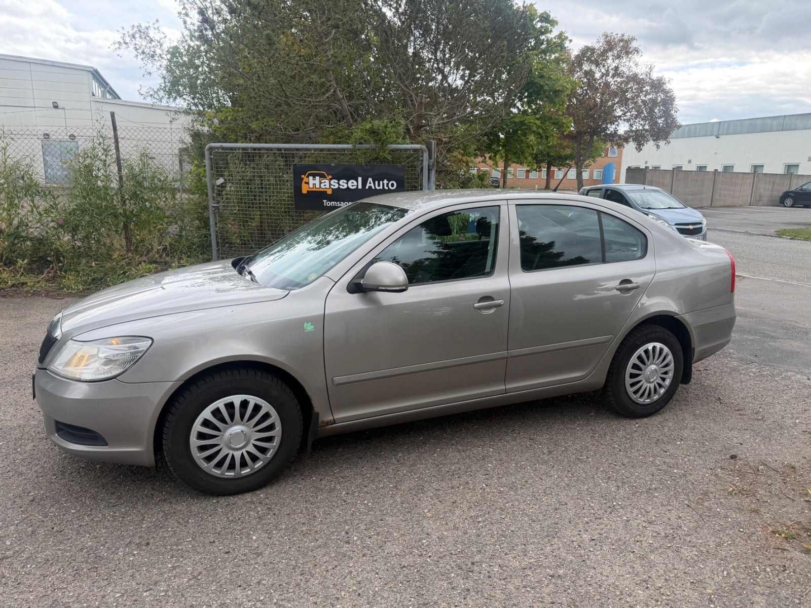 Grøn Skoda Octavia fra 2012