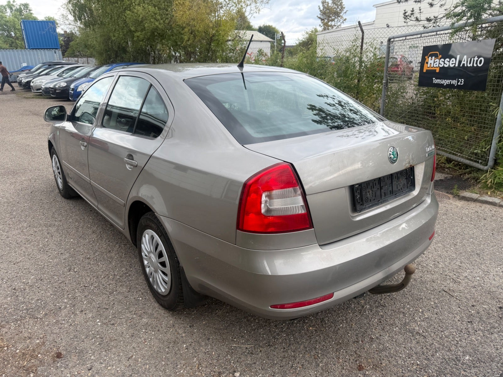 Grøn Skoda Octavia fra 2012