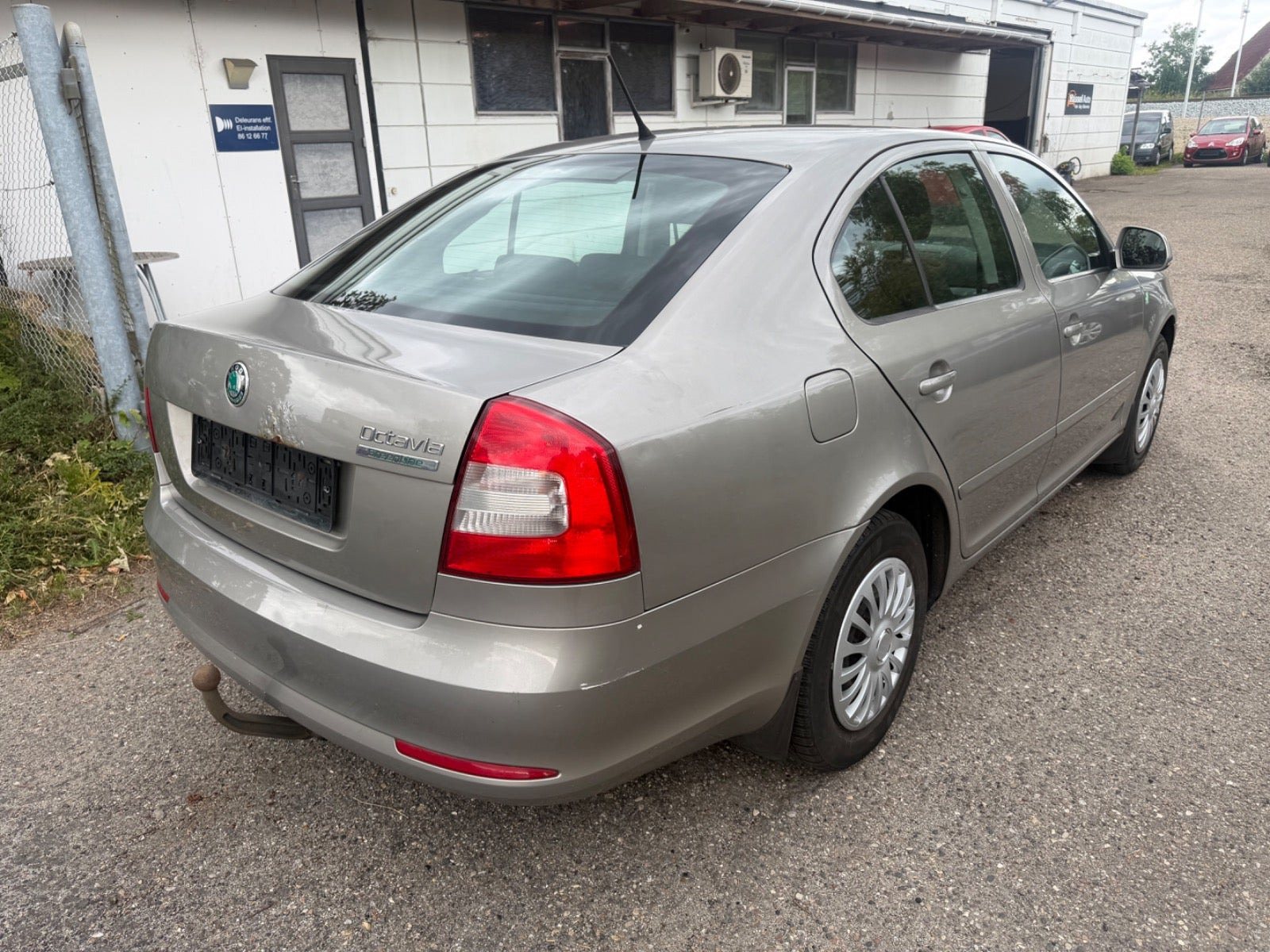Grøn Skoda Octavia fra 2012