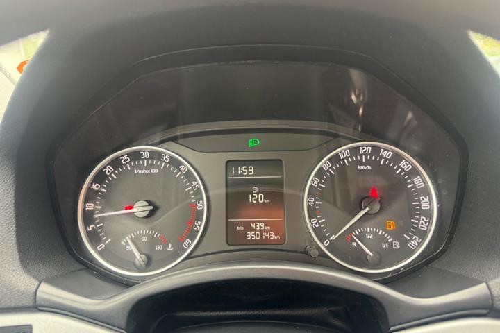 Grøn Skoda Octavia fra 2012