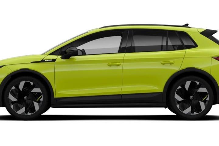 Gul Skoda Elroq fra 2026