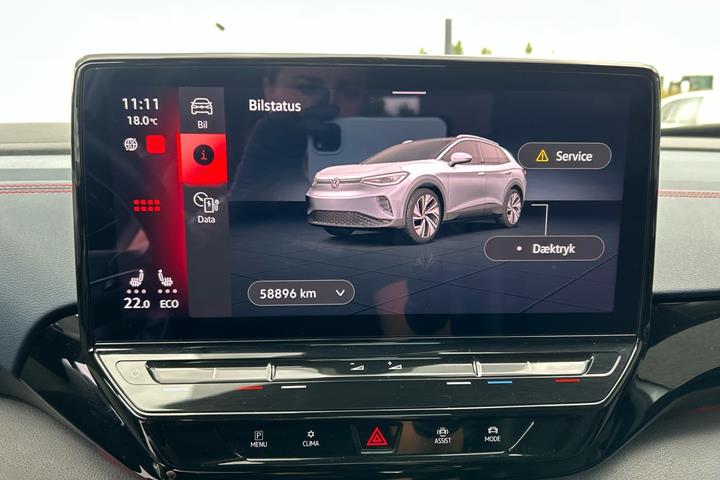 Hvid VW ID.4 fra 2022